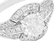 18ct White Gold Diamond Cluster Ring 200s