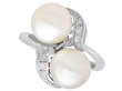 Pearl & Diamond Cocktail Ring