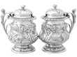 Silver Mustard Pots