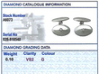 White Gold & Diamond Cufflinks Grading