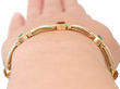 Gemstone Gate Bracelet worn on the wrist