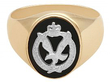 black onyx Signet Ring