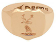 Gold Signet Ring for Men Antique