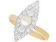 Antique Pearl and Diamond Ring