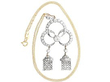 diamond tassel pendant