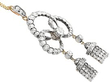 diamond tassel pendant