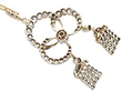 diamond tassel pendant