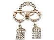diamond tassel pendant
