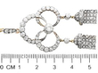 diamond tassel pendant size