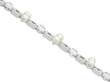 Diamond Bracelet with Pearls