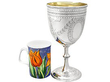 Antique Large Silver Goblet