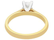 Princess Cut Diamond Solitaire Ring Gold