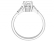 Art Deco Style Solitaire Ring 