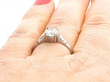 Art Deco Style Solitaire Ring 