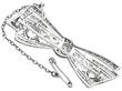 Diamond Bow Brooch in White Gold