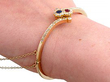 Ruby and sapphire bangle