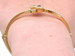 Ruby and sapphire bangle