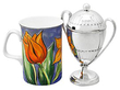 Antique Silver Preserve Pots