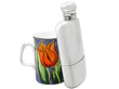  Silver Hip Flask Antique 1920s