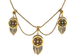 Three Locket Necklace