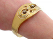 Antique Diamond Bangle on wrist