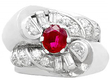 Vintage Ruby & Diamond Ring