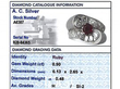 Vintage Ruby & Diamond Ring Grading Report
