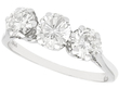 18ct White Gold Trilogy Ring 