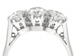 18ct White Gold Trilogy Ring