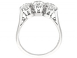 18ct White Gold Trilogy Ring