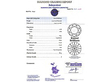 18ct White Gold Trilogy Ring Certificate 