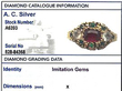 Antique Paste Ring Grading Card