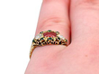 Antique Paste Ring Hand Wearing