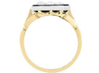 Onyx and Diamond Dress Ring
