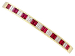 Ruby and Diamond Bangle