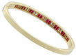 Ruby and Diamond Bangle