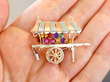 Vintage Gemstone Brooch