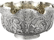 Burmese silver bowl size