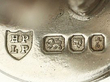 Silver Menu Holders hallmarks