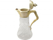 Antique German Silver and Glass Claret Jug