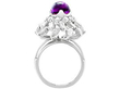 Amethyst and Diamond Ring
