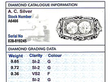 1940s Diamond Ring Grading Card