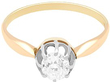 14ct gold diamond solitaire ring
