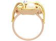 Vintage Pearl and Diamond Ring for Sale