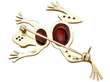 Vintage Frog Brooch