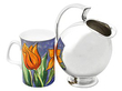 Vintage Continental Silver Water Jug