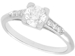 claw set engagement ring