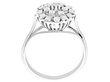 18ct White Gold Cluster Ring