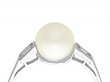 Pearl and Diamond Ring 