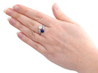Victorian Sapphire & Diamond Ring Wearing